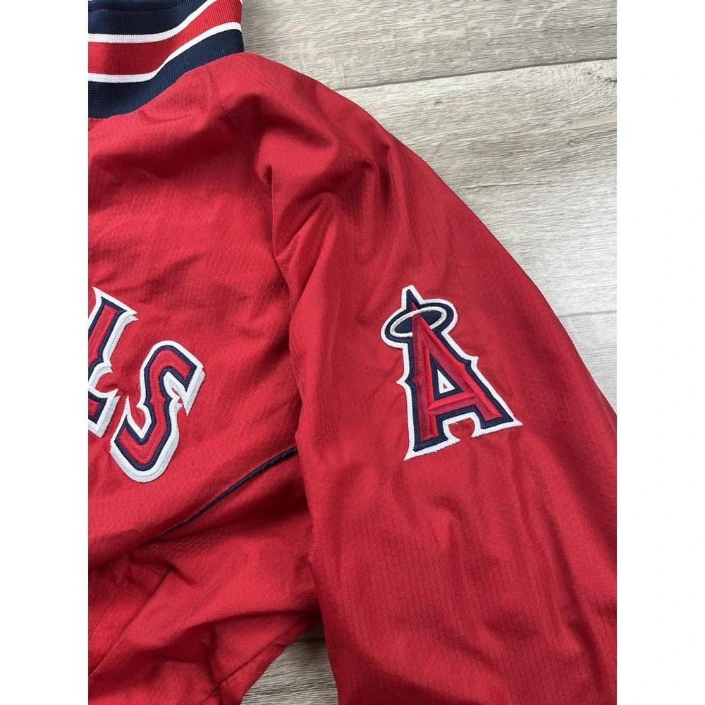 Vintage Anaheim Angels Majestic Men's XXL 2XL Authentic Dugout Bomber Jacket MLB